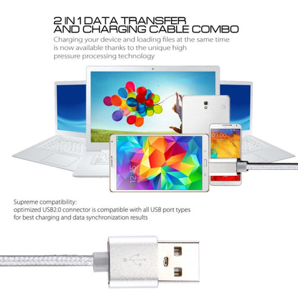 Knit Texture USB to USB-C / Type-C Data Sync Charging Cable, Cable Length: 3m, 3A Total Output, 2A Transfer Data