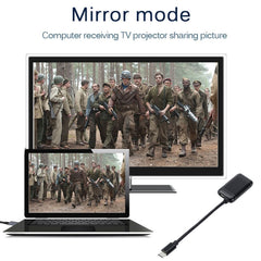 USB-C / Type-C 3.1 (MHL) to 1080P HD HDMI Video Adapter Cable, Length: 12cm, 12cm