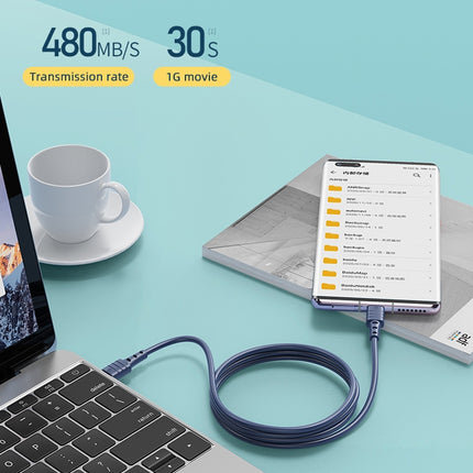 REMAX RC-068 PD 65W Type-C / USB-C to Type-C / USB-C High Elastic TPE Fast Charging Data Cable, Length: 1m, Type-C to Type-C