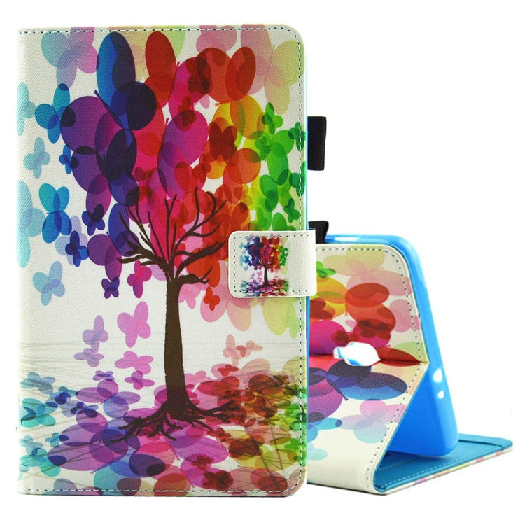 For Galaxy Tab A 8.0  / T380 & T385  Horizontal Flip Leather Case with Holder & Card Slots