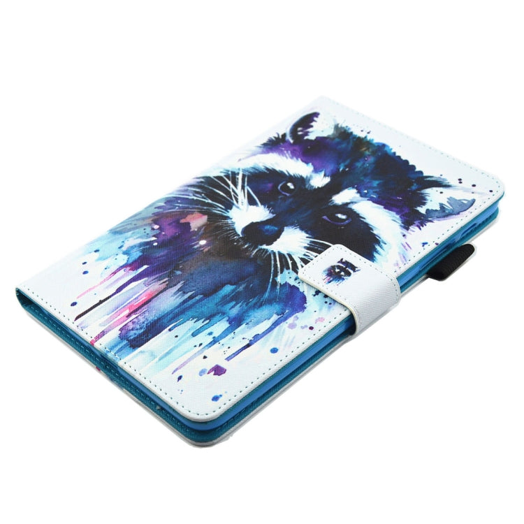 For Galaxy Tab A 8.0  / T380 & T385  Horizontal Flip Leather Case with Holder & Card Slots