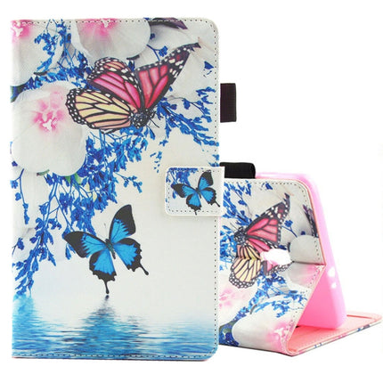 For Galaxy Tab A 8.0  / T380 & T385  Horizontal Flip Leather Case with Holder & Card Slots