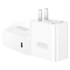 Original Huawei USB-C / Type-C Super Fast Charge Multi-Protocol Charger (Max 65W) with 1m 5A USB-C / Type-C to USB-C / Type-C Data Cable, US Plug, with Type-C to Type-C Cable