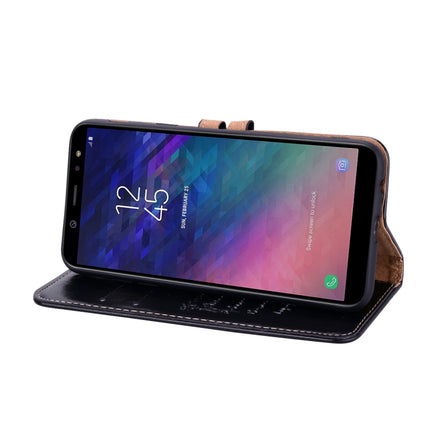Business Style Oil Wax Texture Horizontal Flip Leather Case for Galaxy A6 (2018), with Holder & Card Slots & Wallet, For Galaxy A6 (2018)