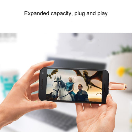 Kinzdi 64GB USB + Type-C Interface Metal Twister Flash Disk V8, 64GB Rose Gold, 64GB Silver