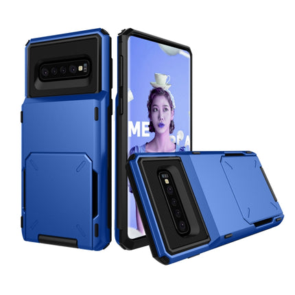 Shockproof TPU + PC Protective Case for Galaxy S10, with Card Slot