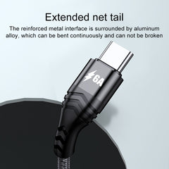 4 in 1 66W 6A USB to 8 Pin + Micro USB + Dual USB-C / Type-C Fast Charging Data Cable, Cable Length: 1.2m, 1.2m, 1.2m 66W