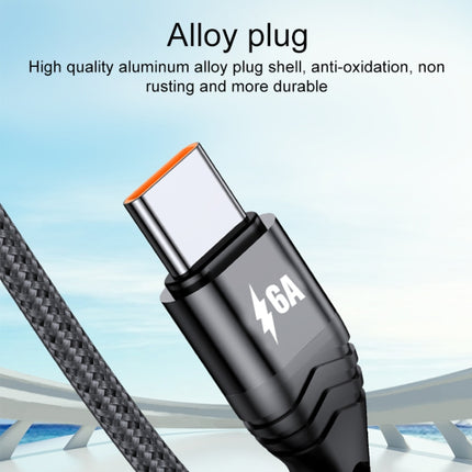 4 in 1 66W 6A USB to 8 Pin + Micro USB + Dual USB-C / Type-C Fast Charging Data Cable, Cable Length: 1.2m, 1.2m, 1.2m 66W