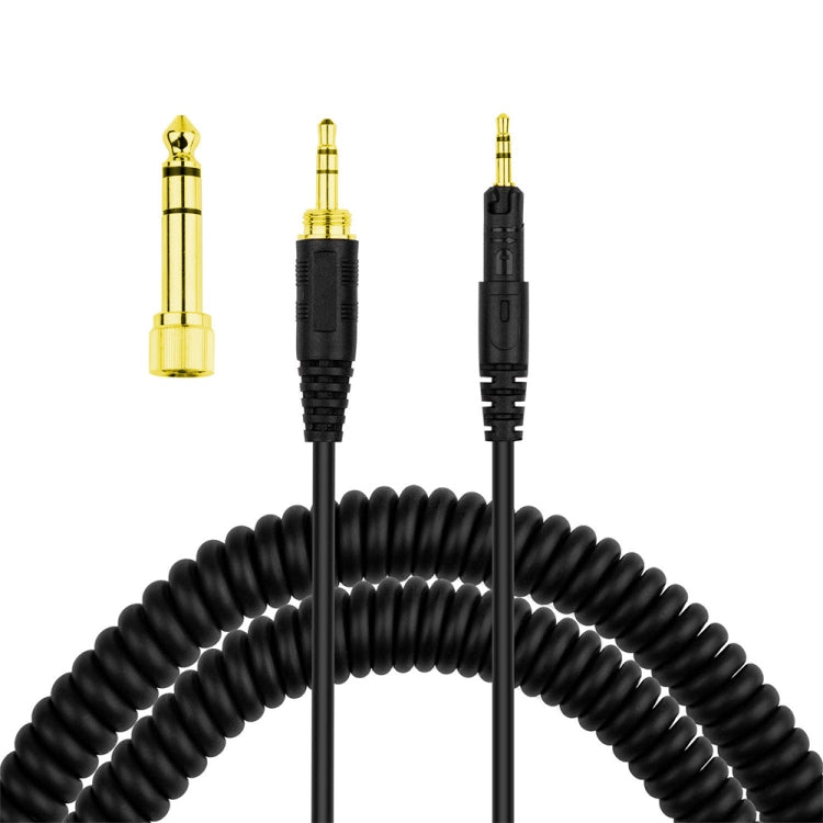 ZS0088 For Audio-Technica ATH-M50X / ATH-M40X Spring Headset Audio Cable, Cable Length: 1.4m-3m, ZS0088