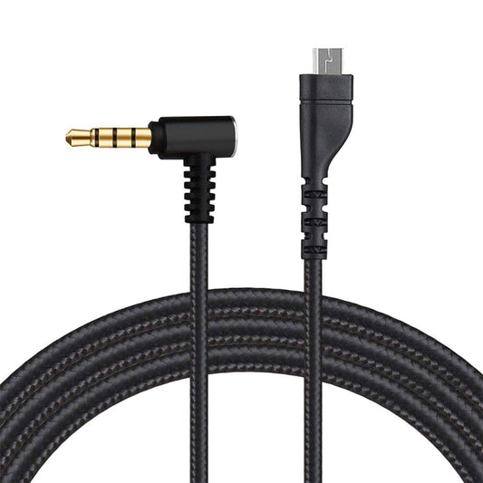 ZS0135 For SteelSeries Arctis 3 / 5 / 7 Earphone Audio Cable, Cable Length: 2m, Audio Cable Black, Audio Cable Silver