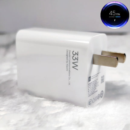 Cargador USB original Xiaomi 33W II, enchufe de EE. UU.