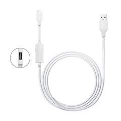 OTG-Y-02 USB 2.0 Male to Micro USB Male + USB Female OTG Charging Data Cable for Android Phones / Tablets with OTG Function, Length: 1.1m