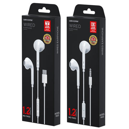 WK YA-02 3.5mm In-Ear Wired Call Music Earphone, Length: 1.2m, 3.5mm