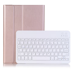 For iPad 10th Gen 10.9 2022 A10B Lambskin Texture Ultra-thin Bluetooth Keyboard Leather Tablet Case with Pen Slot, A10B