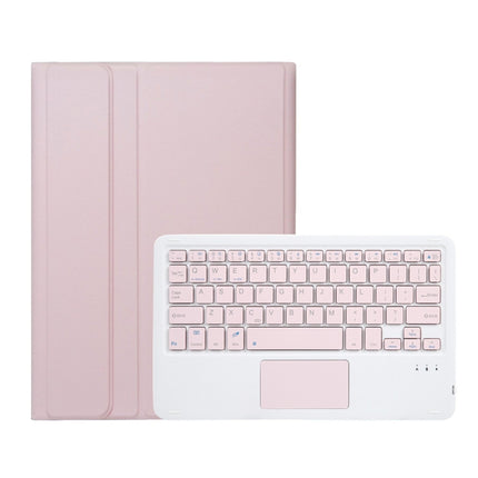 For iPad 11 2025 / 10th Gen 10.9 2022 A10B-A Lambskin Texture Bluetooth Touch Keyboard Leather Tablet Case with Pen Slot, A10B-A