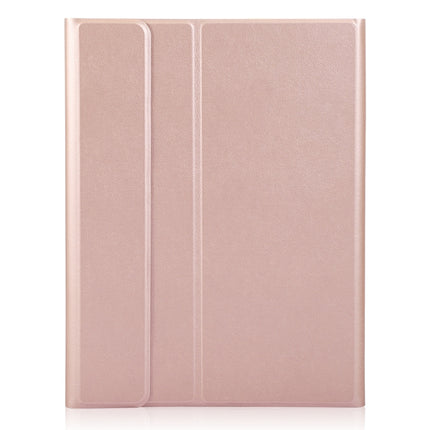 For iPad 11 2025 / 10th Gen 10.9 2022 A10B-A Lambskin Texture Bluetooth Touch Keyboard Leather Tablet Case with Pen Slot, A10B-A