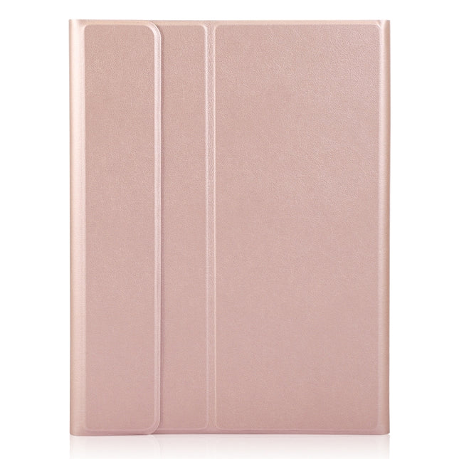 For iPad 11 2025 / 10th Gen 10.9 2022 A10B-A Lambskin Texture Bluetooth Touch Keyboard Leather Tablet Case with Pen Slot, A10B-A