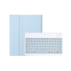 Für iPad 10. Generation 10.9 2022 YA10B Lammfelltextur Bluetooth-Tastatur Leder-Tablet-Hülle mit Stiftschlitz, YA10B