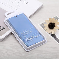 Mirror Clear View Horizontal Flip PU Leather Case for Galaxy Note 9 , with Holder, For Galaxy Note 9