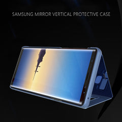 Mirror Clear View Horizontal Flip PU Leather Case for Galaxy Note 9 , with Holder, For Galaxy Note 9