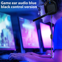 ZS0162 Wired Control Version Gaming Headset Audio Cable for Logitech Astro A10 A40 A30, Wired Control Version