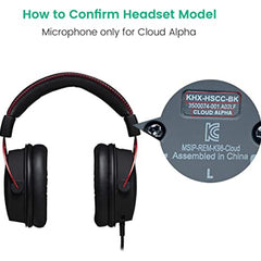 ZS0201 Computer Headset Replacement Microphone for HyperX Cloud Alpha S