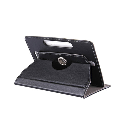 7 inch Tablets Leather Case Crazy Horse Texture 360 Degrees Rotation Protective Case Shell with Holder for Galaxy Tab A 7.0 (2016) / T280 & Tab 4 7.0 / T230 & Tab Q T2558, Colorfly G708, Asus ZenPad 7.0 Z370CG, Huawei MediaPad T1 7.0 / T1-701u