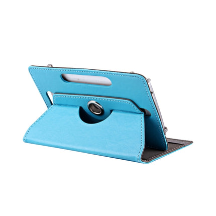 7 inch Tablets Leather Case Crazy Horse Texture 360 Degrees Rotation Protective Case Shell with Holder for Galaxy Tab A 7.0 (2016) / T280 & Tab 4 7.0 / T230 & Tab Q T2558, Colorfly G708, Asus ZenPad 7.0 Z370CG, Huawei MediaPad T1 7.0 / T1-701u