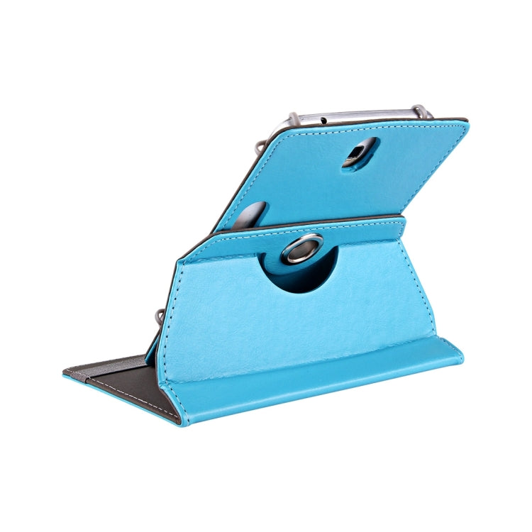 7 inch Tablets Leather Case Crazy Horse Texture 360 Degrees Rotation Protective Case Shell with Holder for Galaxy Tab A 7.0 (2016) / T280 & Tab 4 7.0 / T230 & Tab Q T2558, Colorfly G708, Asus ZenPad 7.0 Z370CG, Huawei MediaPad T1 7.0 / T1-701u