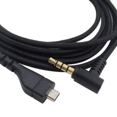 ZS0169 USB Braided Headphone Audio Cable for SteelSeries Arctis 3 / 5 / 7 / Pro