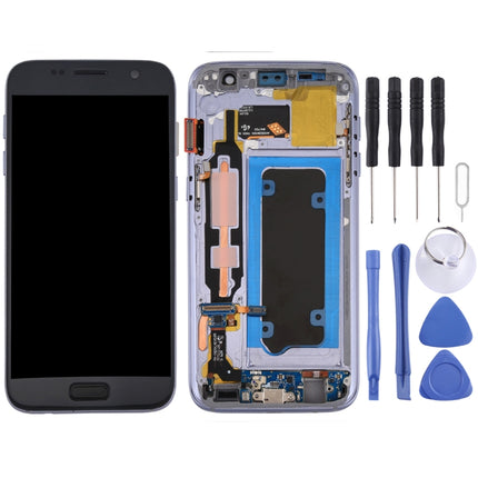 LCD Screen and Digitizer Full Assembly with Frame for Galaxy S7 / G930V, For Samsung Galaxy S7, For Samsung Galaxy S7 / G930V, For Samsung Galaxy S7 (Frame)