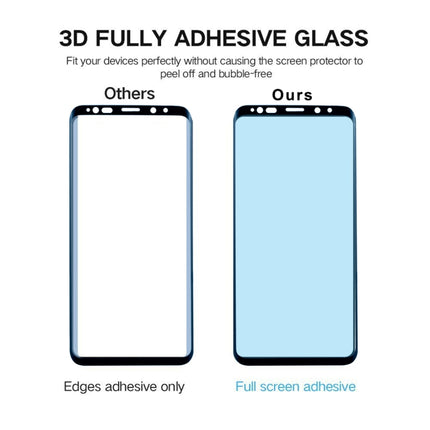 For Galaxy S9 0.33mm 9H Surface Hardness 3D Curved Edge Anti-scratch Full Screen HD Fully Adhesive Glass Screen Protector