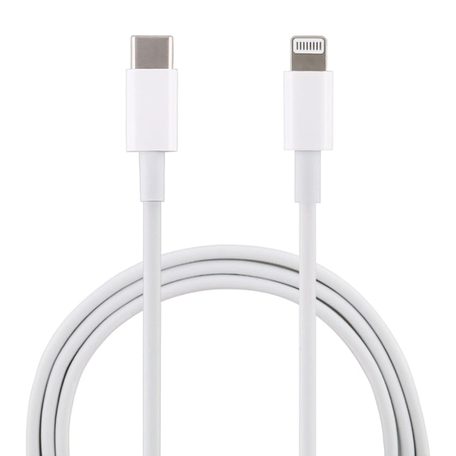 Cable de carga rápida USB-C/Tipo-C a PD de 8 pines, 20 W, 9 V/2 A, 1 m, para iPhone, iPad, longitud del cable: 1 m, 20 W, 9 V/2 A