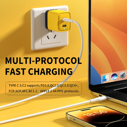 WK WP-U128 40W Dual USB-C/Type-C Interface US Plug, US Plug