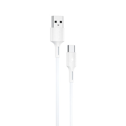 WK WDC-136 USB to Type-C / USB-C 3A Fast Charging Data Cable, USB to Type-C(White)