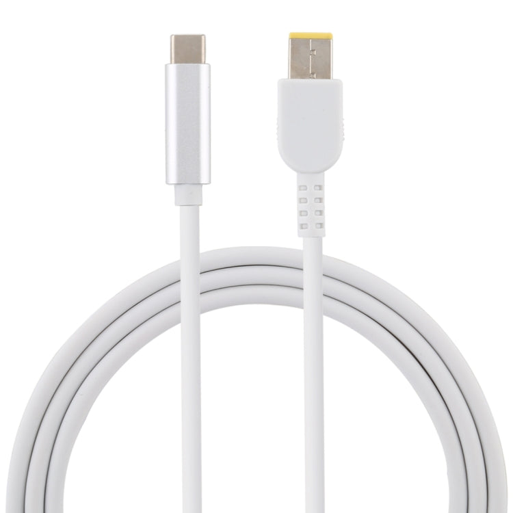 USB-C / Type-C to Big Square Male Laptop Power Charging Cable for Lenovo, Cable Length: about 1.5m, Type-C to Big Square