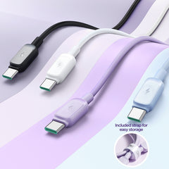 JOYROOM S-AC027A14 Mehrfarbiges USB-auf-USB-C/Typ-C-Schnellladedatenkabel der Serie 3A, Länge: 1,2 m, USB auf Typ-C