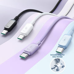 JOYROOM S-CC100A14 Multi-Color Series 60W USB-C / Type-C to USB-C / Type-C Fast Charging Data Cable, Length:1.2m, Type-C to Type-C