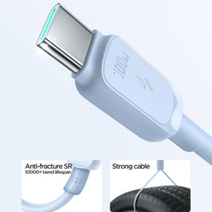 JOYROOM S-CC100A14 Multi-Color Series 60W USB-C / Type-C to USB-C / Type-C Fast Charging Data Cable, Length:1.2m, Type-C to Type-C