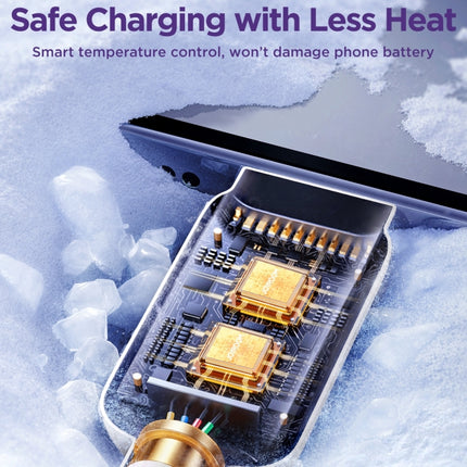 Cable de datos de carga rápida JOYROOM S-CL020A14, serie multicolor, 20 W, USB-C/Tipo-C a 8 pines, longitud: 1,2 m, Tipo-C a 8 pines