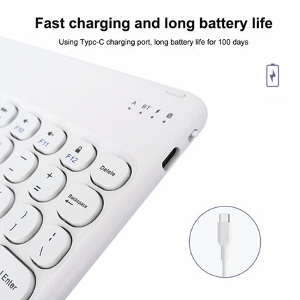 X3 10 inch Universal Tablet Round Keycap Wireless Bluetooth Keyboard