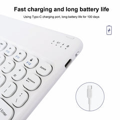 X3 10 inch Universal Tablet Round Keycap Wireless Bluetooth Keyboard