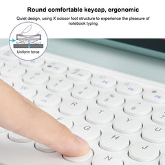 X3 10 inch Universal Tablet Round Keycap Wireless Bluetooth Keyboard