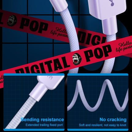 WEKOME WDC-03 Tidal Energy Series 3A USB to Micro USB Braided Data Cable, Length: 1m, USB to Micro USB