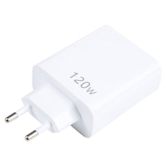 120W Dual PD Type-C + 3 x USB Multi Port Charger, EU Plug, EU Plug