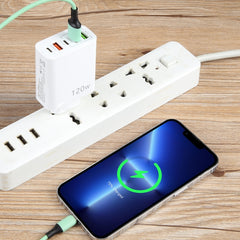 120W Dual PD Type-C + 3 x USB Multi Port Charger, EU Plug, EU Plug