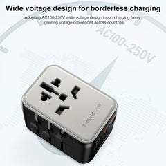 Adaptador de corriente de carga rápida para viajes internacionales MOMAX UA11 1-World 20W PD, UA11, UA11 (amarillo), UA11 (negro), UA11 (azul)