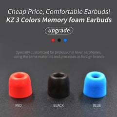 KZ 6 PCS Sound Insulation Noise Cancelling Memory Foam Earbuds Kit for All In-ear Earphone, Size: L & M & S