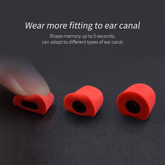 KZ 6 PCS Sound Insulation Noise Cancelling Memory Foam Earbuds Kit for All In-ear Earphone, Size: L & M & S