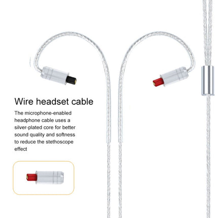 Iron Triangle IM Series Plug Silver-plated Headphone Wire with Mic